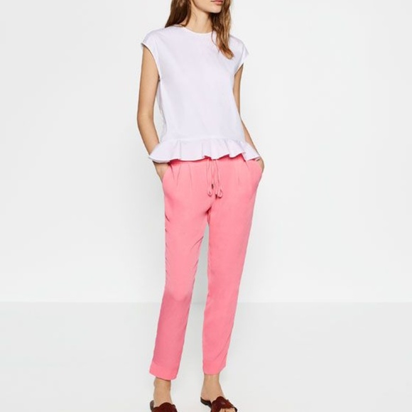 Zara Pants - {Zara} Pink Harem Jogger Pant